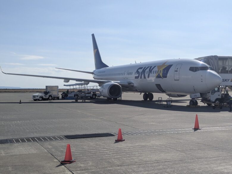 スカイパックツアーで到着した奄美空港