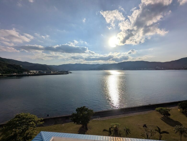 奄美山羊島ホテルの客室 オーシャンビューの眺望